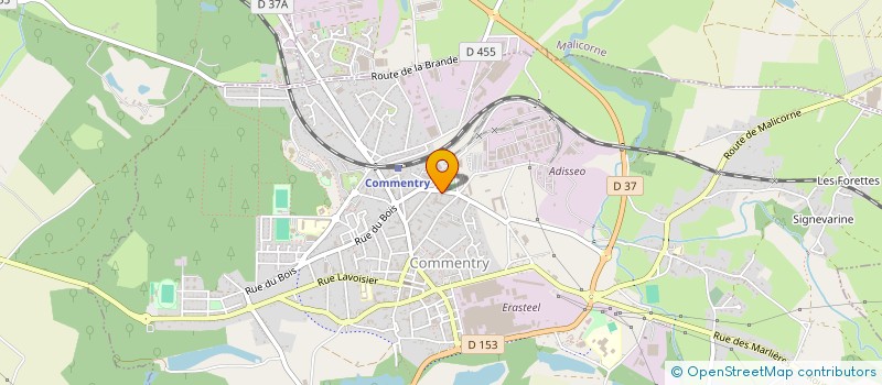 localisation de l'entreprise SOCIETE AMICALE DES SAPEURS POMPIERS DE COMMENTRY à COMMENTRY