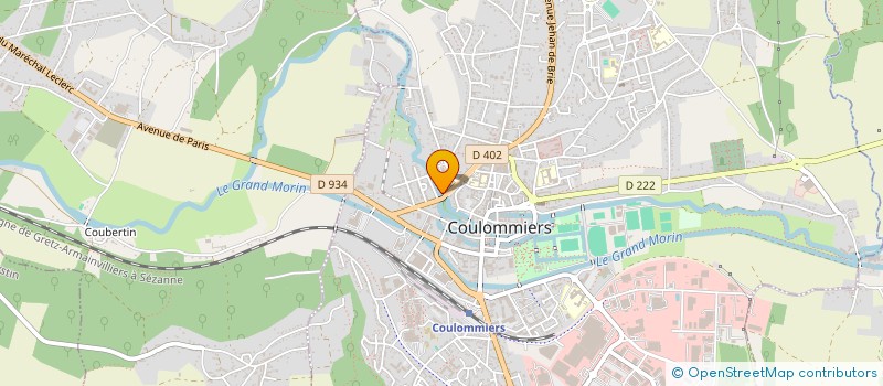 localisation de l'entreprise SOCIETE AMICALE DES SAPEURS-POMPIERS DE COULOMMIERS à COULOMMIERS