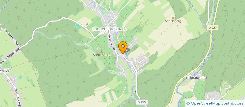 localisation de l'entreprise SOCIETE AMICALE DES SAPEURS POMPIERS DE DIEFFENBACH LES WOERTH  DIEFFENBACH-LES-WRTH