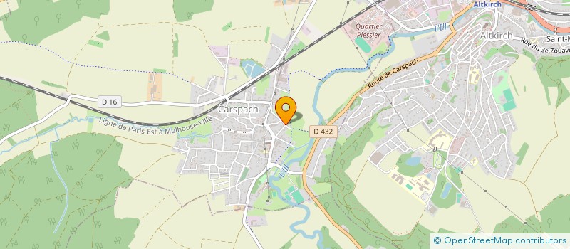 localisation de l'entreprise SOCIETE AMICALE DES SAPEURS-POMPIERS DE HAUSGAUEN-HUNDSBACH  HUNDSBACH