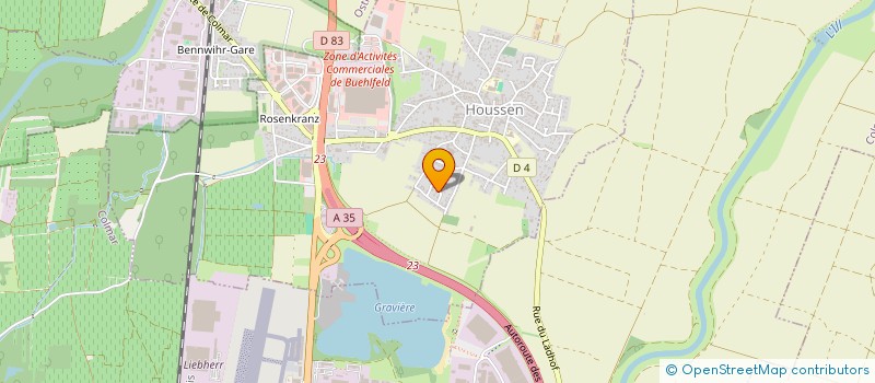 localisation de l'entreprise SOCIETE AMICALE DES SAPEURS-POMPIERS DE HOUSSEN  HOUSSEN