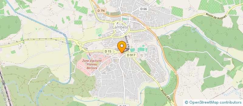 localisation de l'entreprise SOCIETE AMICALE DES SAPEURS POMPIERS DE LAMBESC  LAMBESC