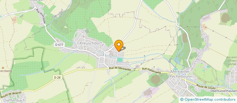 localisation de l'entreprise SOCIETE AMICALE DES SAPEURS POMPIERS DE PREUSCHDORF  PREUSCHDORF