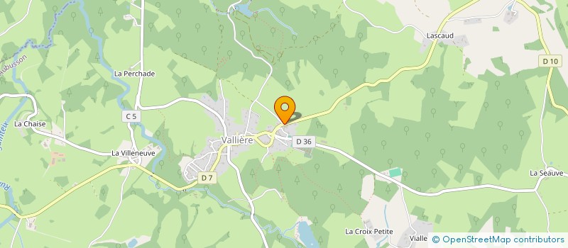 localisation de l'entreprise SOCIETE AMICALE DES SAPEURS-POMPIERS DE VALLIERE à VALLIERE