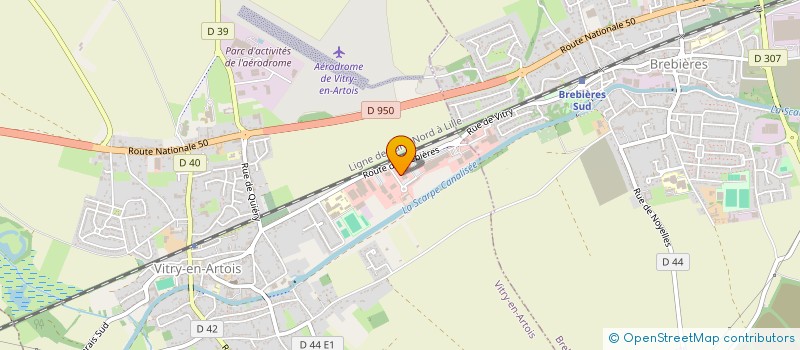 localisation de l'entreprise SOCIETE AMICALE DES SAPEURS POMPIERS DE VITRY EN ARTOIS à VITRY-EN-ARTOIS