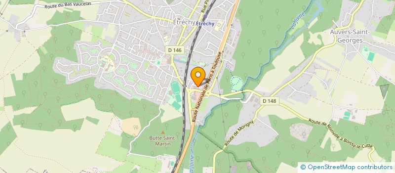 localisation de l'entreprise SOCIETE AMICALE ET DE SECOURS DES SAPEURS-POMPIERS D 'ETRECHY à ETRECHY