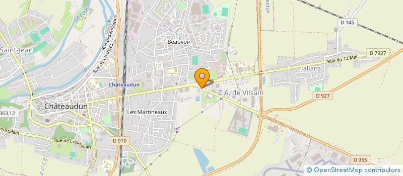 localisation de l'entreprise SOCIETE AMICALE ET SPORTIVE DES SAPEURS POMPIERS DE CHATEAUDUN à CHATEAUDUN