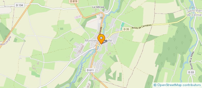 localisation de l'entreprise SOCIETE AMICALE ET SPORTIVE DES SAPEURS POMPIERS DE MONTREUIL L'ARGILLE  MONTREUIL-L'ARGILLE