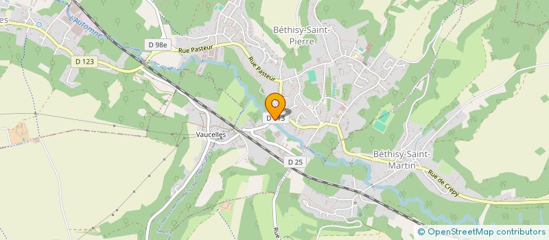 localisation de l'entreprise SOCIETE AMICALE SPORTIVE ET SOCIALE DES SAPEURS-POMPIERS DE BETHISY-SAINT-PIERRE  BETHISY-SAINT-PIERRE