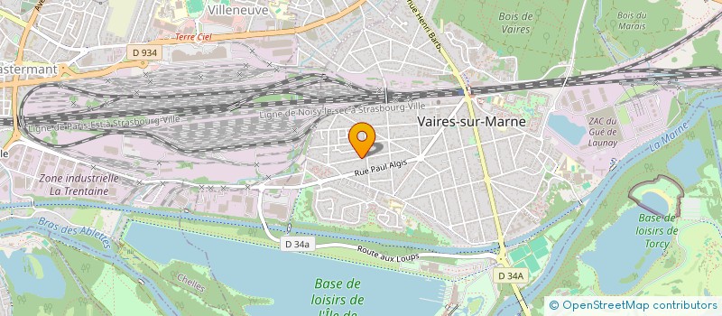 localisation de l'entreprise SOCIETE AMICALE VAIROISE DE GEOLOGIE  VAIRES-SUR-MARNE