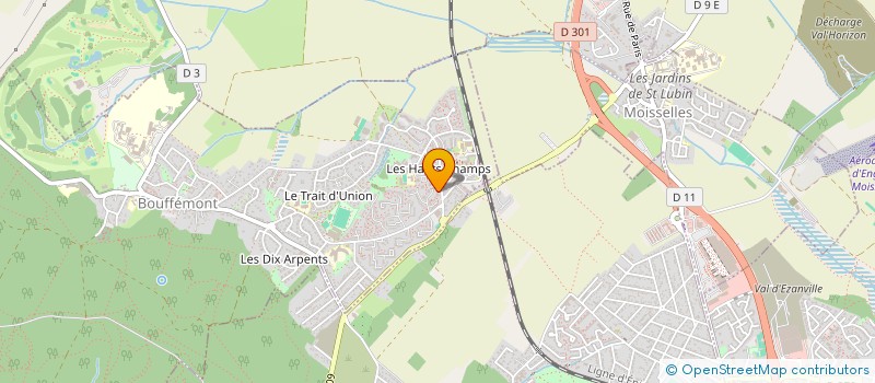 localisation de l'entreprise SOCIETE AMINATA KONATE PARIS  BOUFFEMONT