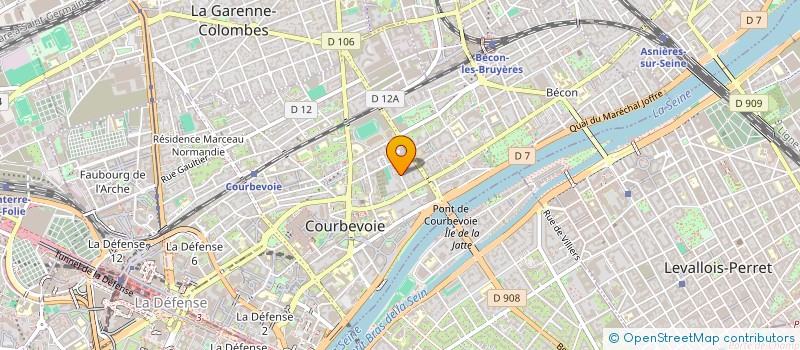 localisation de l'entreprise SOCIETE AMPHORE DISTRIBUTION à COURBEVOIE
