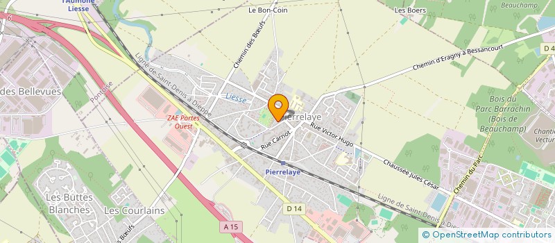 localisation de l'entreprise SOCIETE AMSELLEM BERDUGO à PIERRELAYE