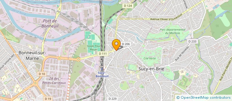 localisation de l'entreprise SOCIETE ANDRE O'HANA  SUCY-EN-BRIE