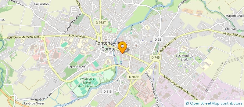 localisation de l'entreprise SOCIETE ANDRE TAVENEAU à FONTENAY LE COMTE