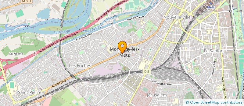 localisation de l'entreprise SOCIETE ANDRE VATRINET ET COMPAGNIE  MONTIGNY-LES-METZ