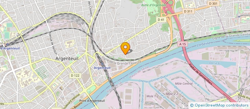 localisation de l'entreprise SOCIETE ANDRIOT SERVICE à ARGENTEUIL