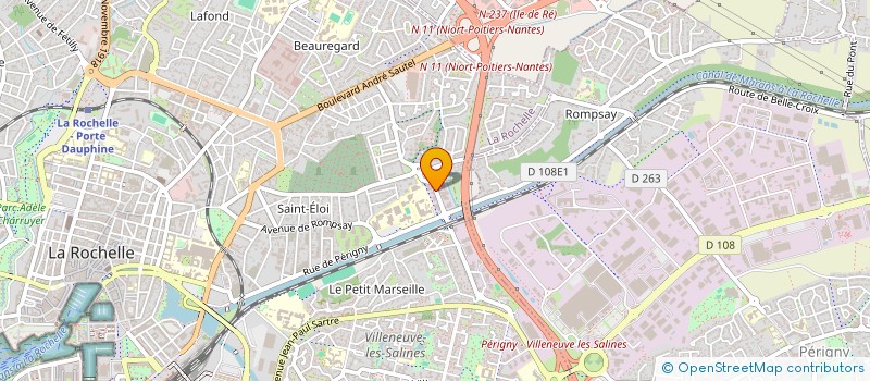 localisation de l'entreprise SOCIETE ANEUF SARL à LA ROCHELLE