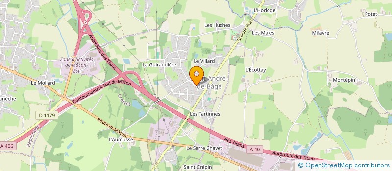 localisation de l'entreprise SOCIETE ANGEL'PASSION COIFFURE  SAINT-CYR-SUR-MENTHON