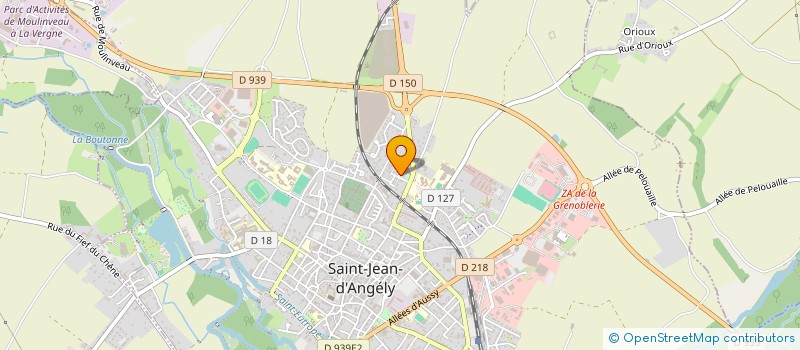 localisation de l'entreprise SOCIETE ANGERIENNE DE BOISSONS  SAINT-JEAN-D'ANGELY