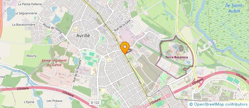 localisation de l'entreprise SOCIETE ANGEVINE DE CONSTRUCTION à AVRILLE