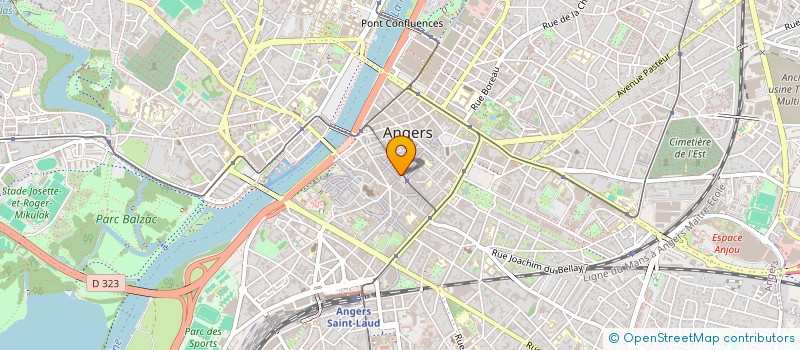 localisation de l'entreprise SOCIETE ANGEVINE DE VAISSELLE à ANGERS