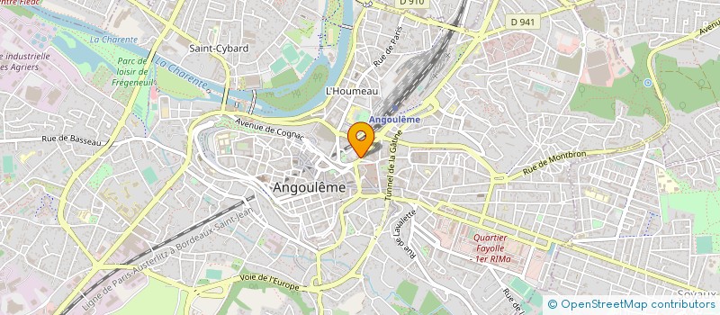 localisation de l'entreprise SOCIETE ANGOUMOISINE DE GEMMOLOGIE à ANGOULEME