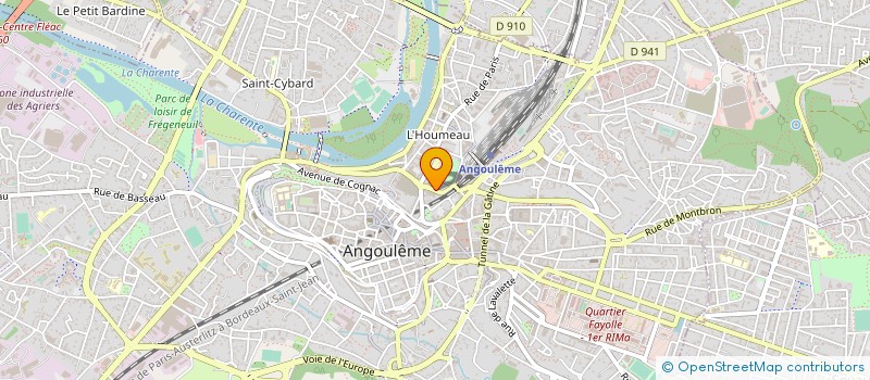 localisation de l'entreprise SOCIETE ANGOUMOISINE DE LOCATION à ANGOULEME