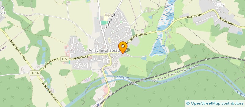 localisation de l'entreprise SOCIETE ANIZIENNE DE CONSTRUCTION à ANIZY-LE-GRAND