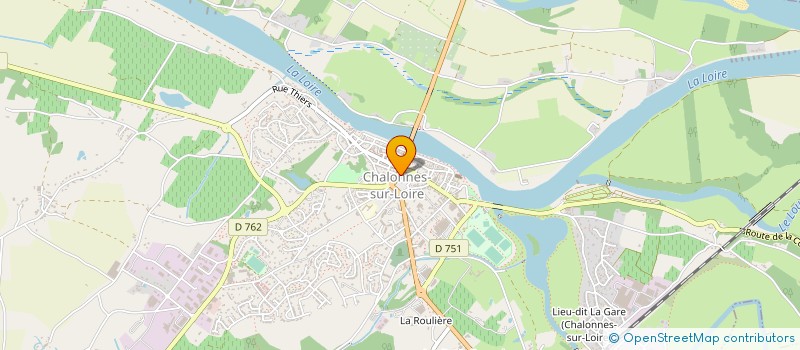 localisation de l'entreprise SOCIETE ANJOU-CHAUSSURES à CHALONNES-SUR-LOIRE