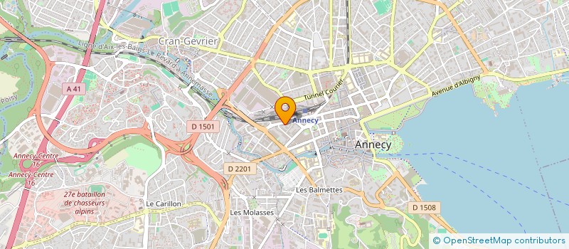 localisation de l'entreprise SOCIETE ANNECIENNE D'EQUIPEMENTS à ANNECY