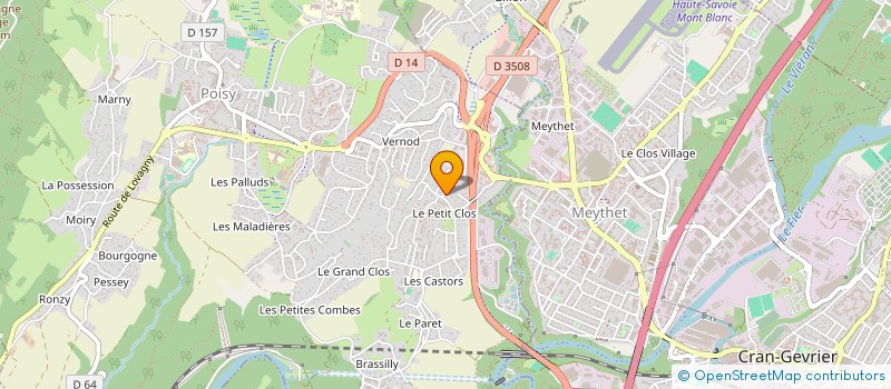 localisation de l'entreprise SOCIETE ANNECIENNE DU PARC  POISY