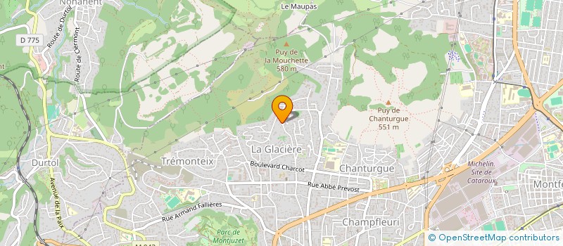 localisation de l'entreprise SOCIETE ANNIE EUGENIE  CLERMONT-FERRAND