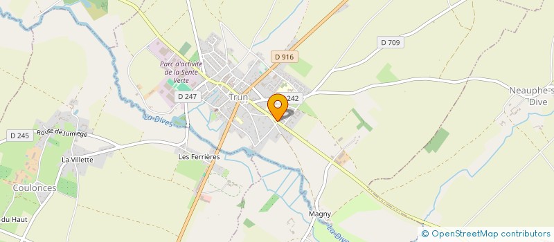 localisation de l'entreprise SOCIETE ANNUPRO à TRUN