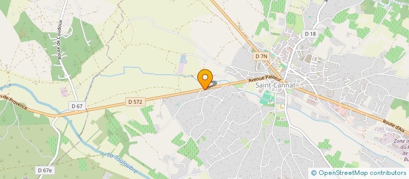 localisation de l'entreprise SOCIETE ANONYME ALPES TRACTEURS  SAINT-CANNAT