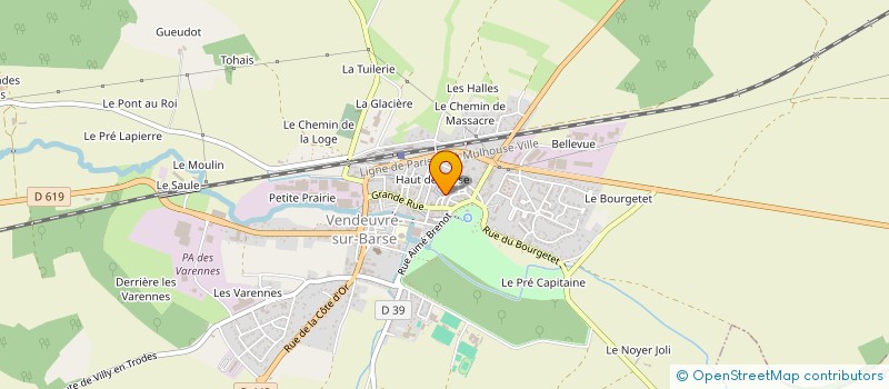 localisation de l'entreprise SOCIETE ANONYME BATIER à VENDEUVRE-SUR-BARSE