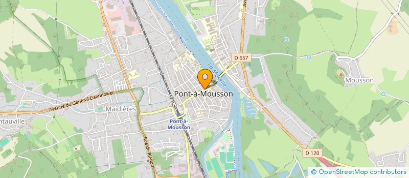 localisation de l'entreprise SOCIETE ANONYME  D'ECONOMIE MIXTE DU BASSIN DE PONT A MOUSSON  PONT-A-MOUSSON