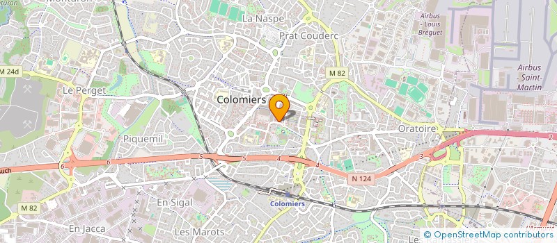 localisation de l'entreprise SOCIETE ANONYME D'HABITATIONS A LOYER MODERE ALTEAL  COLOMIERS
