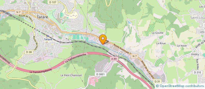 localisation de l'entreprise SOCIETE ANONYME DES TISSUS FANTAISIE à TARARE