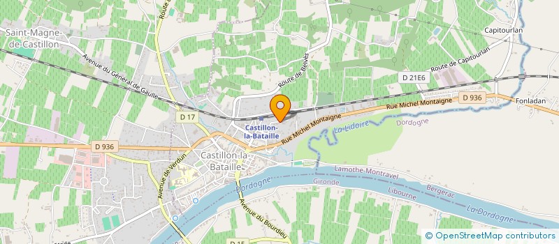 localisation de l'entreprise SOCIETE ANONYME ETABLISSEMENTS VISAGE à CASTILLON-LA-BATAILLE