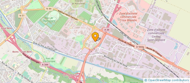 localisation de l'entreprise SOCIETE ANONYME GNAT à REIMS
