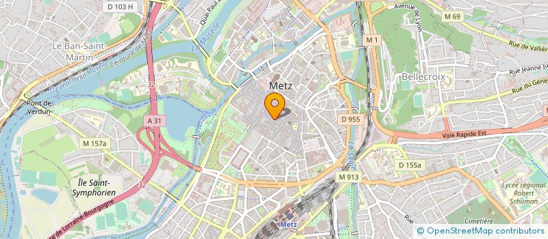 localisation de l'entreprise SOCIETE ANONYME IMMOBILIERE CHAPLERUE  METZ