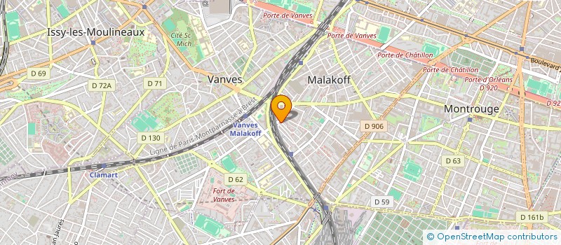 localisation de l'entreprise SOCIETE ANONYME IMMOBILIERE D'ECONOMIE MIXTE MALAKOFF HABITAT  MALAKOFF