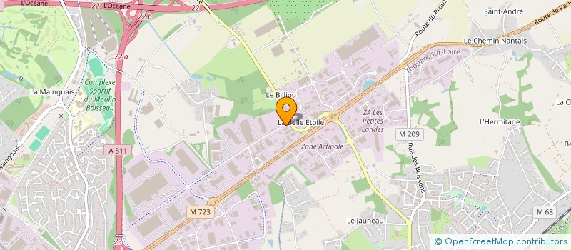 localisation de l'entreprise SOCIETE ANONYME IMMOBILIERE MAINE-ATLANTIQUE (SAIMA)  CARQUEFOU