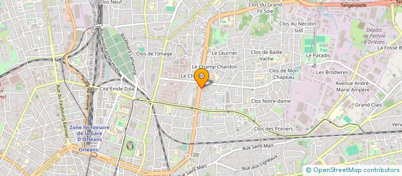 localisation de l'entreprise SOCIETE ANONYME LA FONTAINE AUTOMOBILES à ORLEANS
