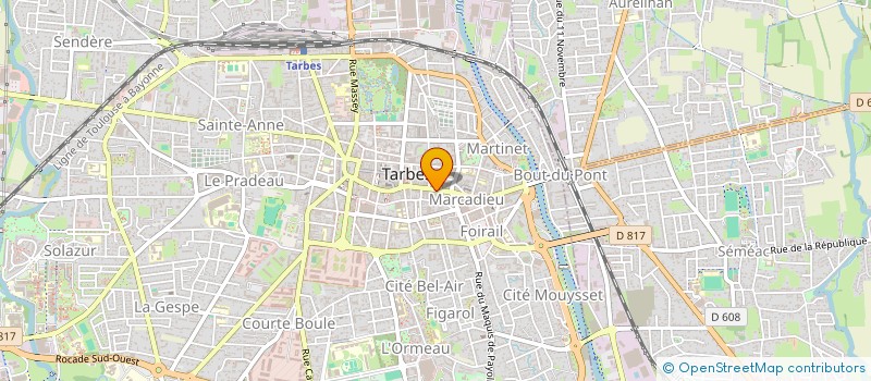 localisation de l'entreprise SOCIETE ANONYME LORENDEAU ET COMPAGNIE à TARBES