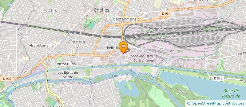 localisation de l'entreprise SOCIETE ANONYME MESURAL  CHELLES