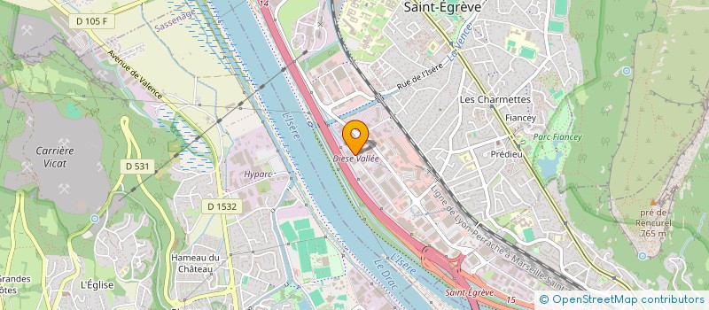 localisation de l'entreprise SOCIETE ANONYME MEUBLES DESCOMBAT à SAINT-EGREVE