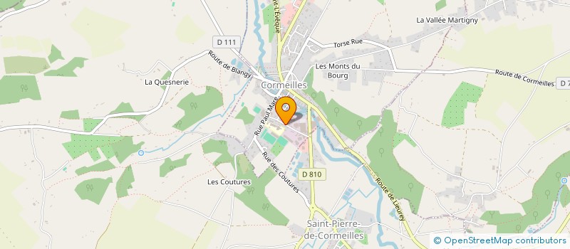 localisation de l'entreprise SOCIETE ANONYME PIETRALUNGA  CORMEILLES