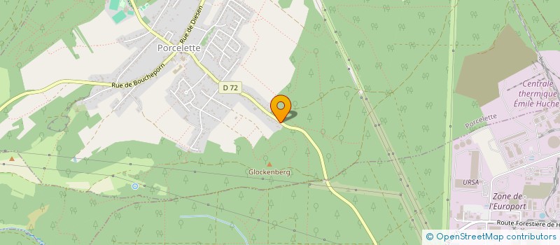 localisation de l'entreprise SOCIETE ANONYME TRANSPORTS GERARD WOURMS  PORCELETTE